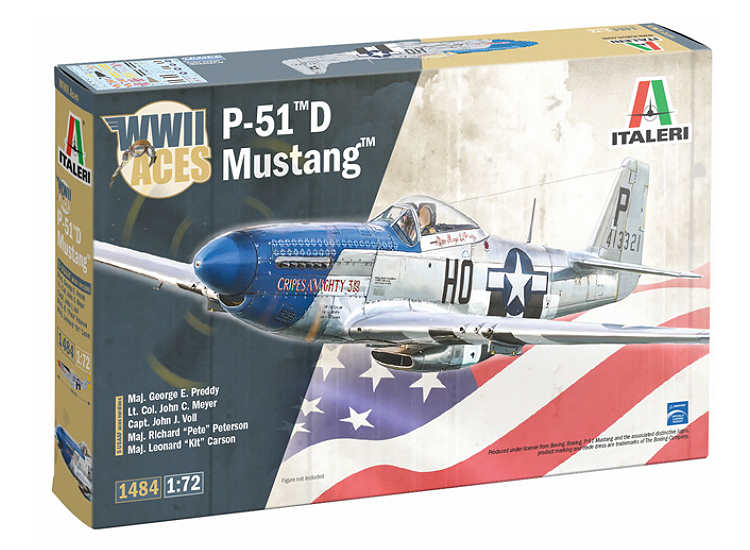 1/72 Italeri - P-51 D Mustang USAAF Aces