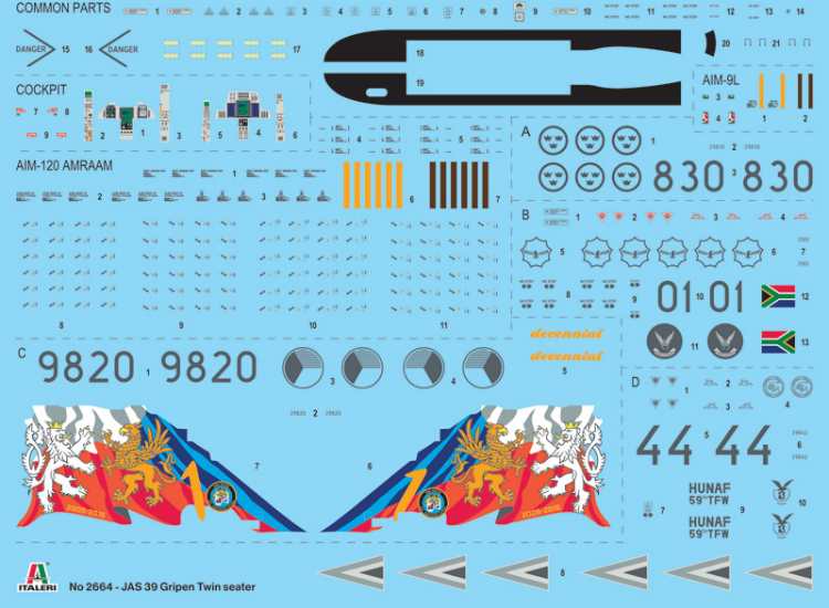 1/48 Italeri - SAAB JAS-39D Gripen Twin Seater