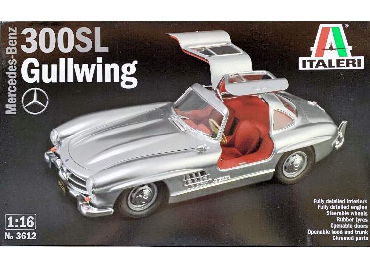 1/16 Italeri - Mercedes Benz 300SL Gull Wing
