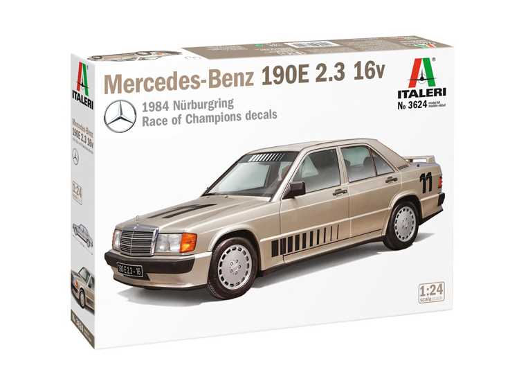 1/24 Italeri - Mercedes-Benz 190E 2.3 16v