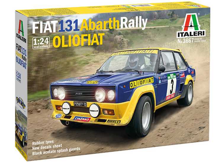 1/24 Italeri - Fiat 131 Abarth Rally OLIOFIAT
