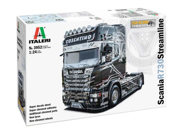 1/24 Italeri - Scania R730 Streamline 4×2 Show Truck