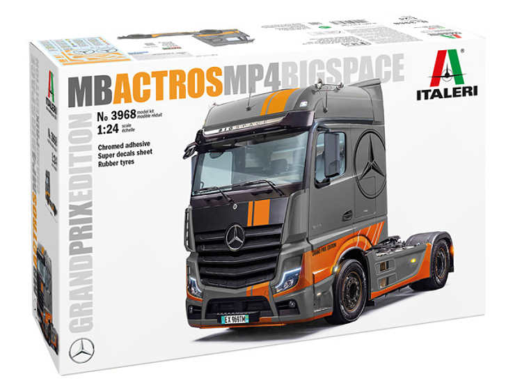 Italeri IT3968 1/24 - MB Actros MP4 Big Space Grand Prix Edition