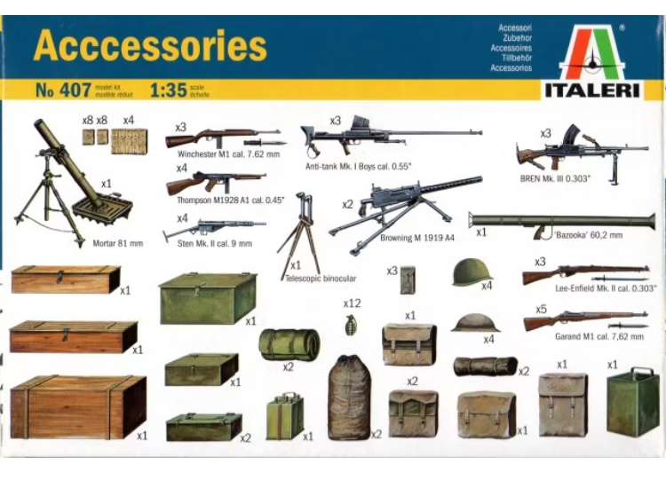 1/35 Italeri - Battlefield Accessories