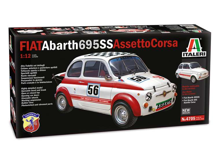 1/12 Italeri - FIAT Abarth 695 / 695SS Assetto Corsa