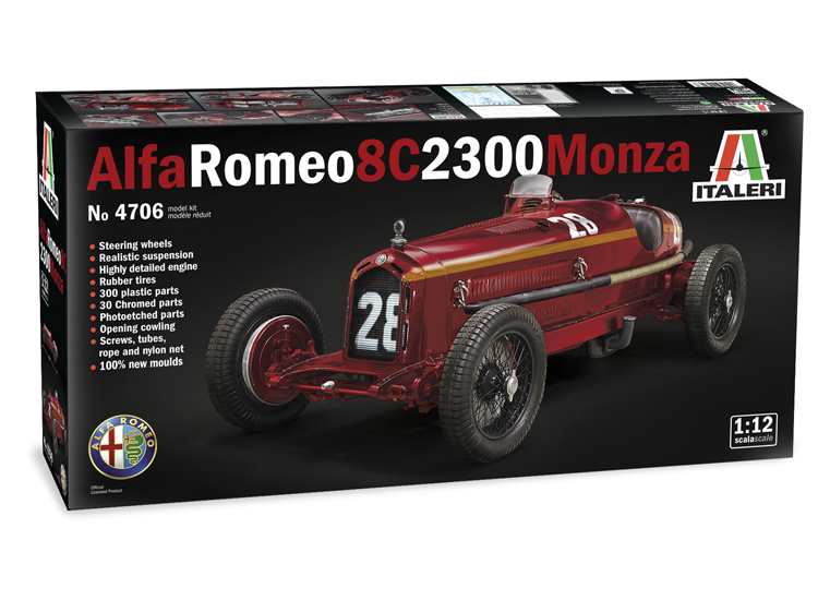 1/12 Italeri - Alfa Romeo 8C 2300 Monza