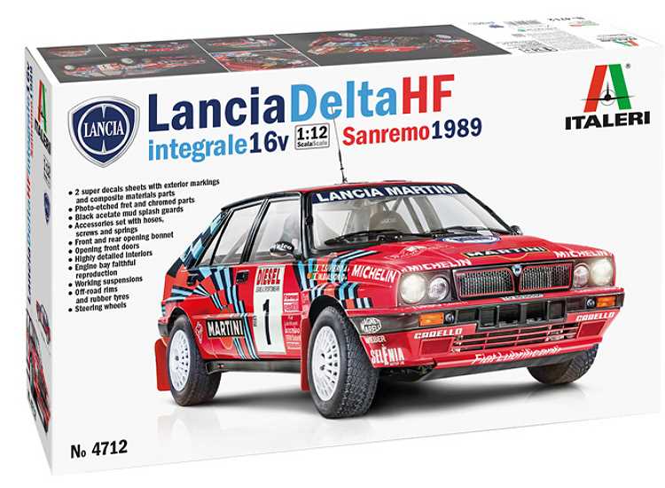1/12 Italeri - Lancia Delta HF Integrale Sanremo 1989
