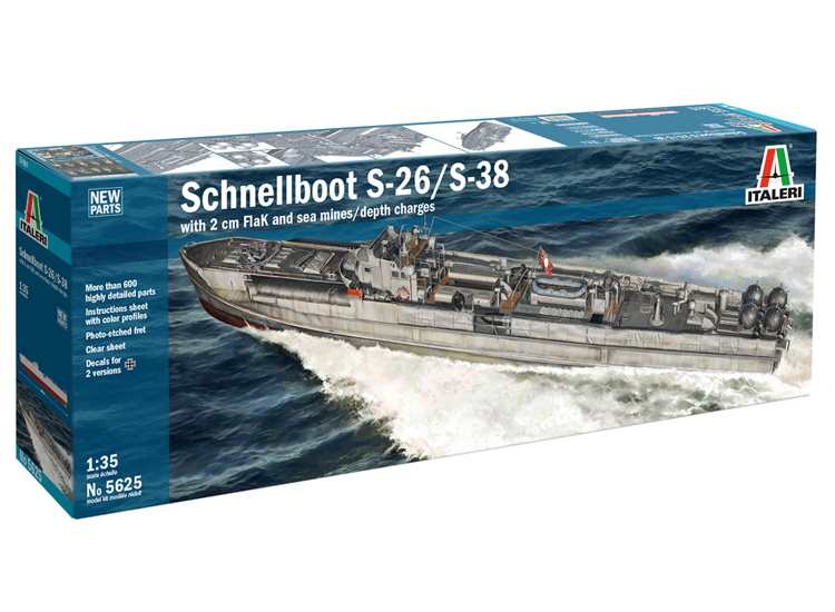 1/35 Italeri - Schnellboot S-26 / S-38
