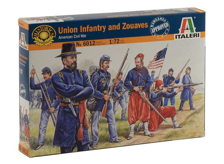1/72 Italeri - ACW Union Infantry with Zouaves