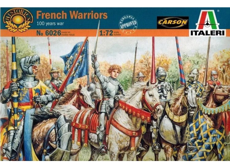 1/72 Italeri - 100 Years War French Warriors