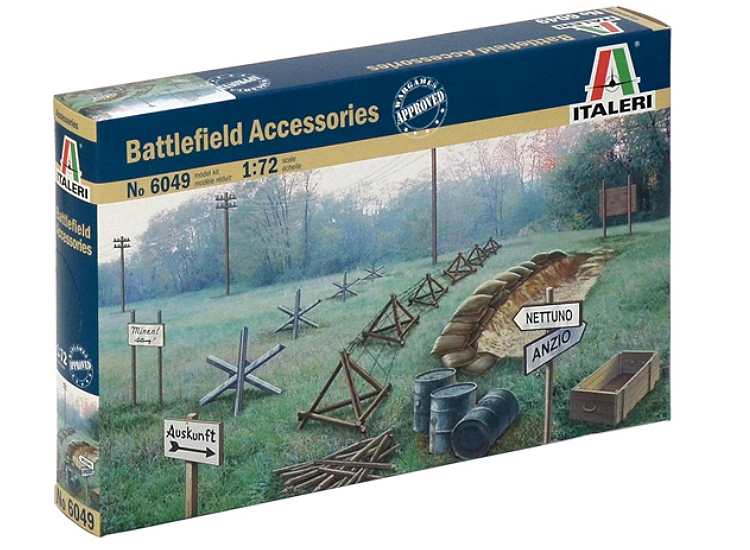 1/72 Italeri - WWII Battlefield Accessories