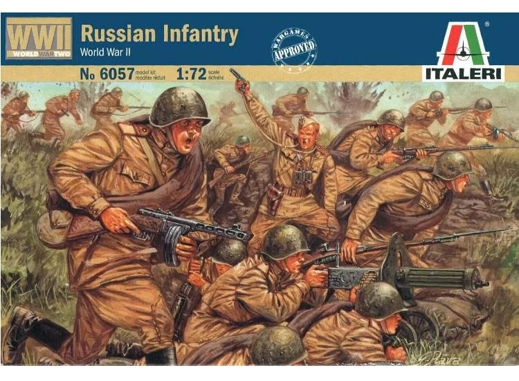 Italeri IT6057 1/72 - WWII Russian Infantry