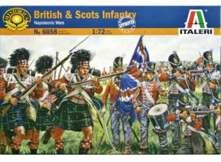 1/72 Italeri - Napoleonic Wars - British and Scots Infantry