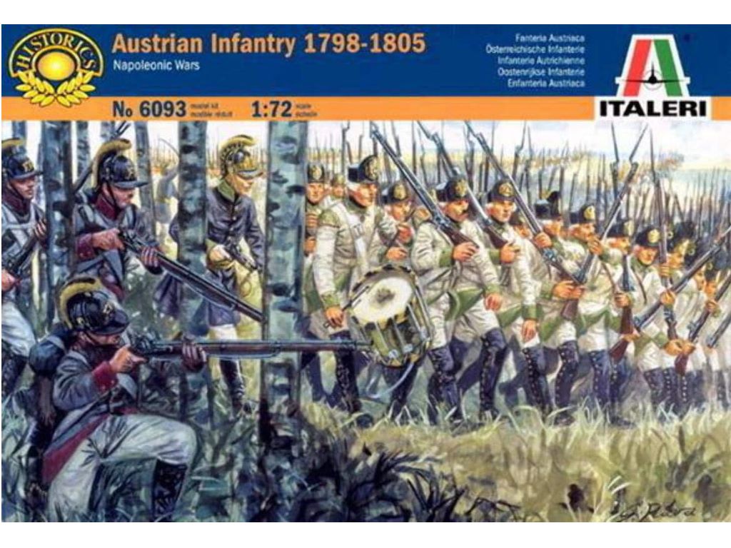 1/72 Italeri - Napoleonic Wars Austrian Inantry 1798-1805