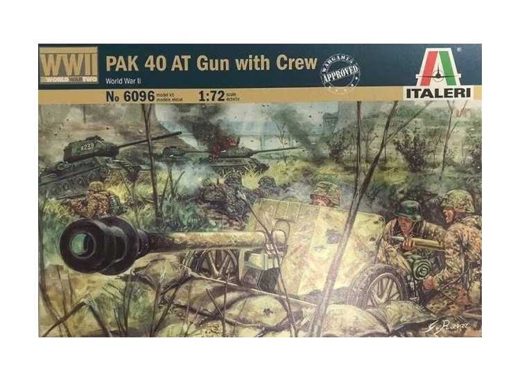 1/72 Italeri - German PAK 40 Anti-Tank Gun with crew