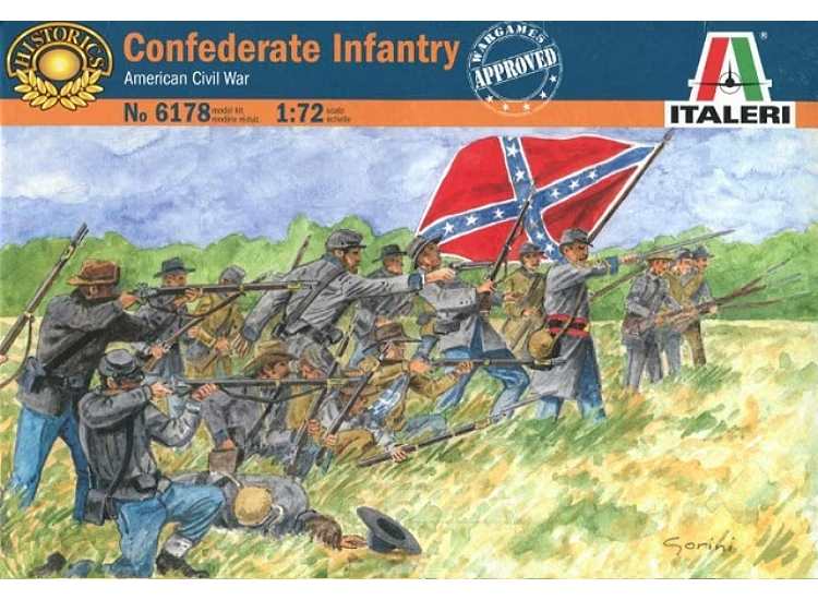 1/72 Italeri - Confederate Infantry ACW