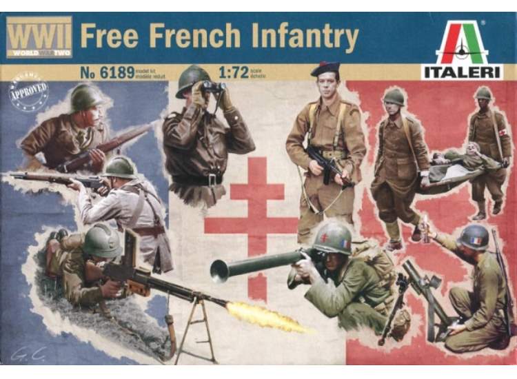 1/72 Italeri - Free French Infantry ex. ESCI