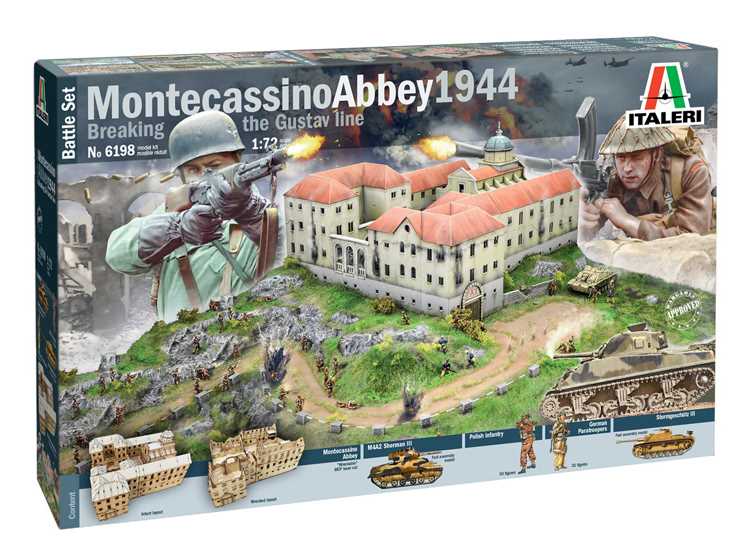 Italeri IT6198 1/72 - Montecassino Abbey 1944 Breaking the Gustav Line