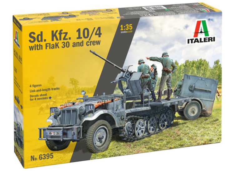 1/35 Italeri - Sd.Kfz 10/4 with Flak 30