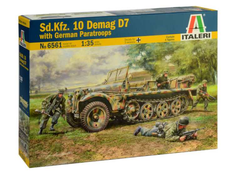 1/35 Italeri - Sd.Kfz.10 Demag D7 w/ German Paratroops