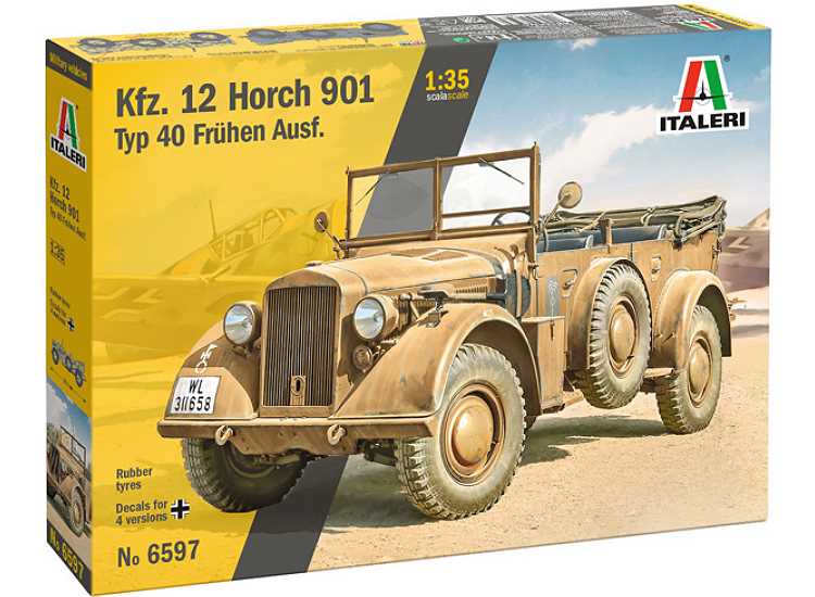 1/35 Italeri - Kfz. 12 Horch 901 typ 40 frühen Ausf.