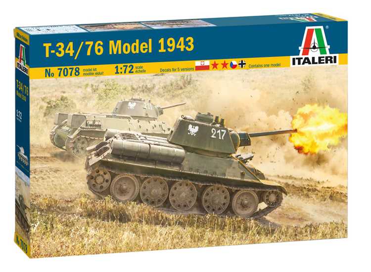 1/72 Italeri - T-34/76 Model 1943