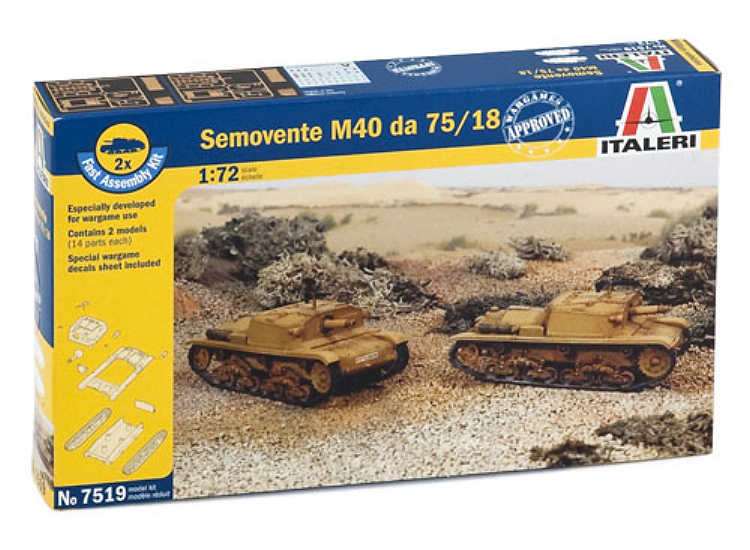 1/72 Italeri - Semovente M40 DA 75/18