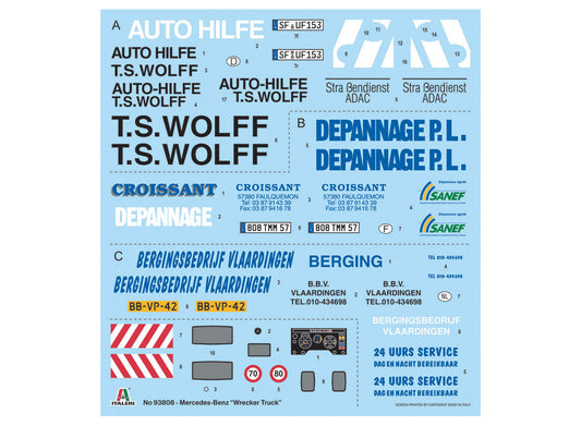 1/24 Italeri - Mercedes-Benz Wrecker Truck