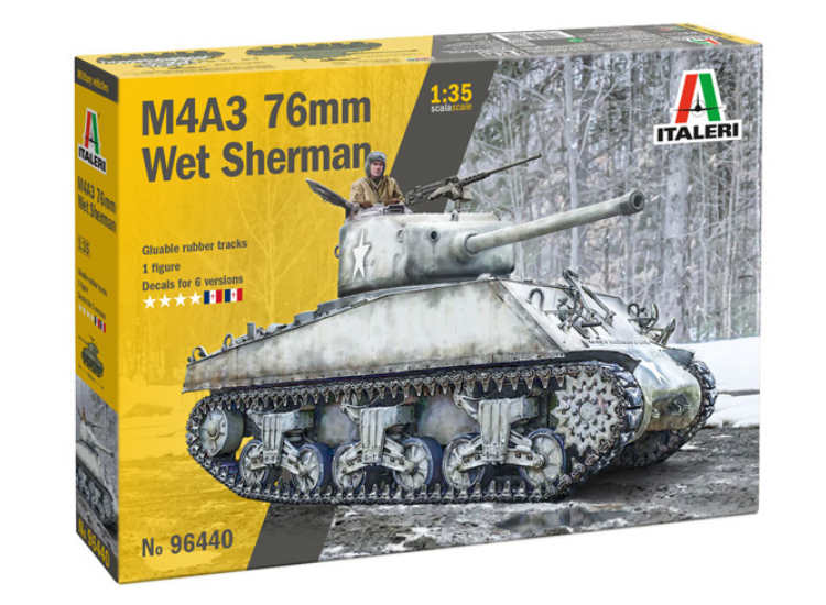 1/35 Italeri - Sherman M4A3 Wet