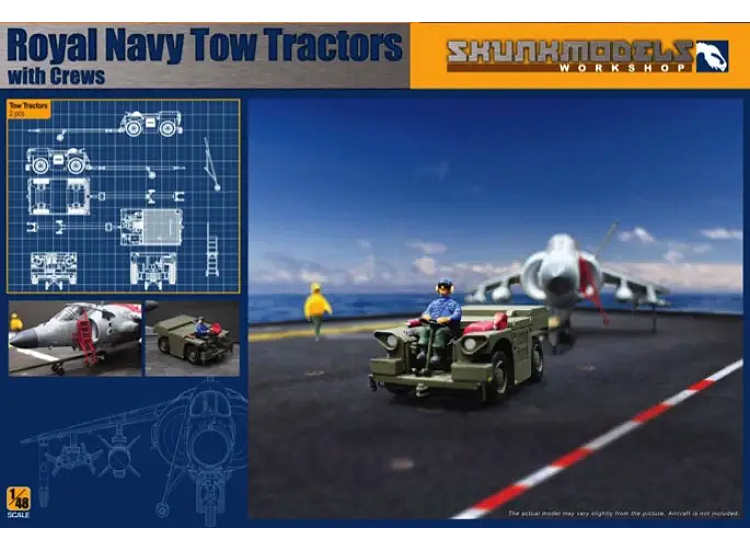 1/48 Kinetic - Royal Navy Tow Tractors with Crews