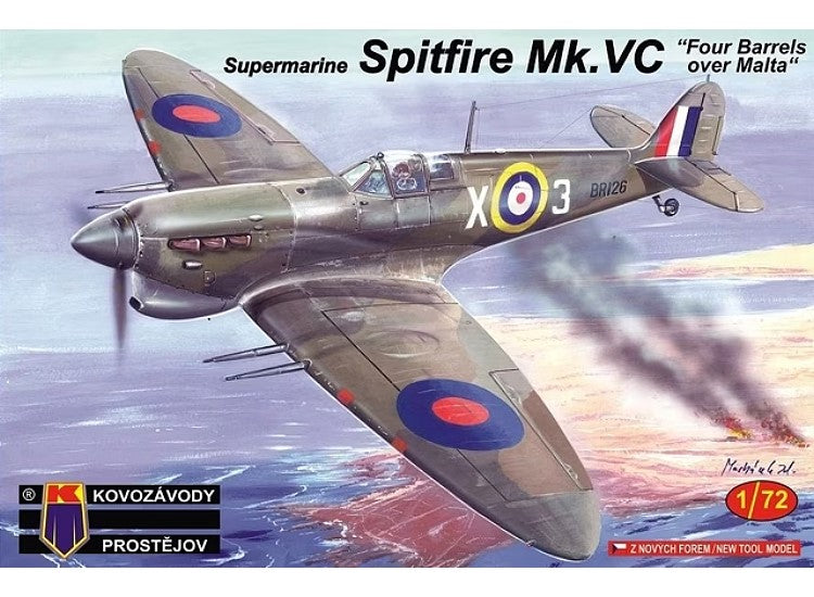 Kovozavody KPM0121 1/72 - Spitfire Mk.Vc 'Four Barrels over Malta'
