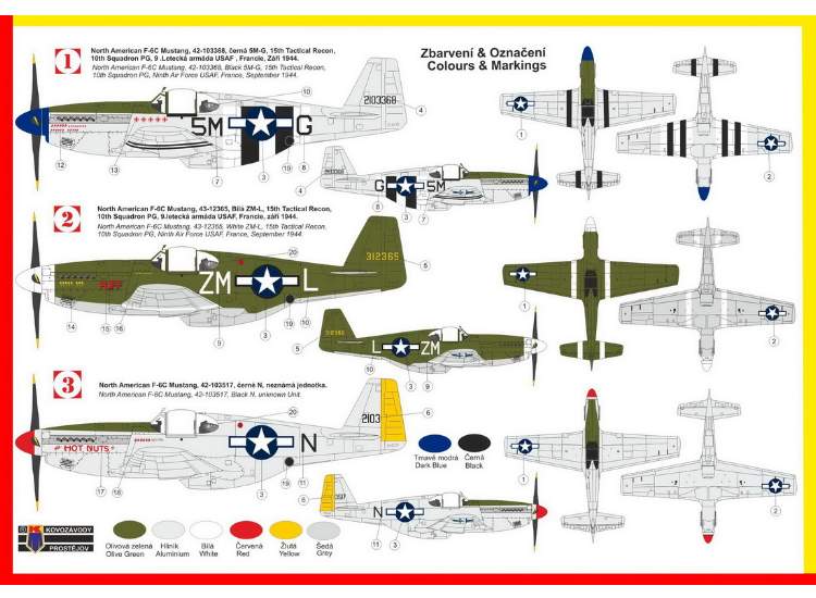 1/72 Kovozavody - F-6C Photo-Recce Mustang Malcolm