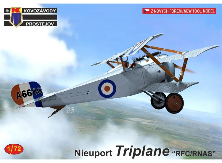 Kovozavody KPM0255 1/72 - Nieuport Triplane 'RFC/RNAS'