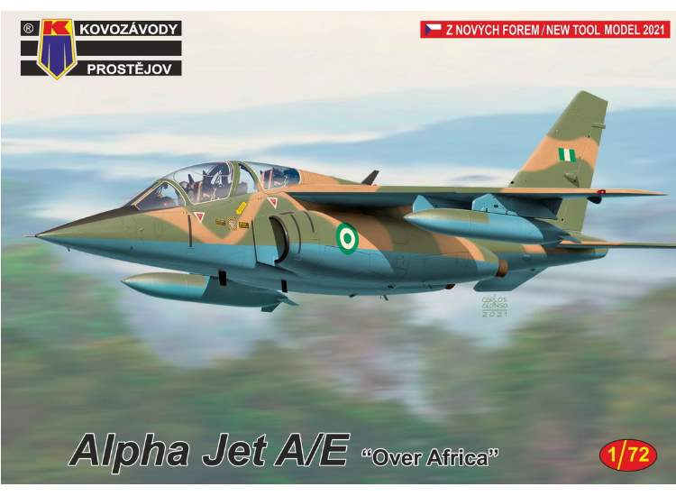 Kovozavody KPM0269 1/72 - Alpha Jet A/E 'Over Africa - Nigeria, Morocco and Egypt.