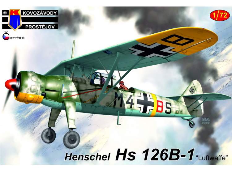 Kovozavody KPM0336 1/72 - Henschel Hs-126B-1 Luftwaffe