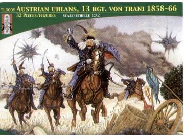 1/72 Lucky Toys - Austrian Uhlans, 13th Regt Von Trani 1858-66
