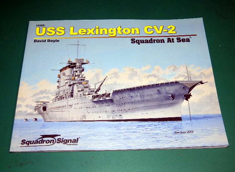 - Squadron / Signal - 34005 - USS Lexington CV-2 - Squadron at Sea
