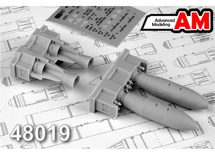 1/48 Advanced Modeling - FAB-500 M-62 High-Explosive 500 kg bomb set