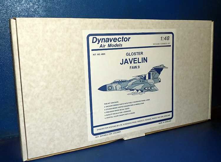 1/48 Dynavector - Gloster Javelin FAW.9 (Vacuform Kit)