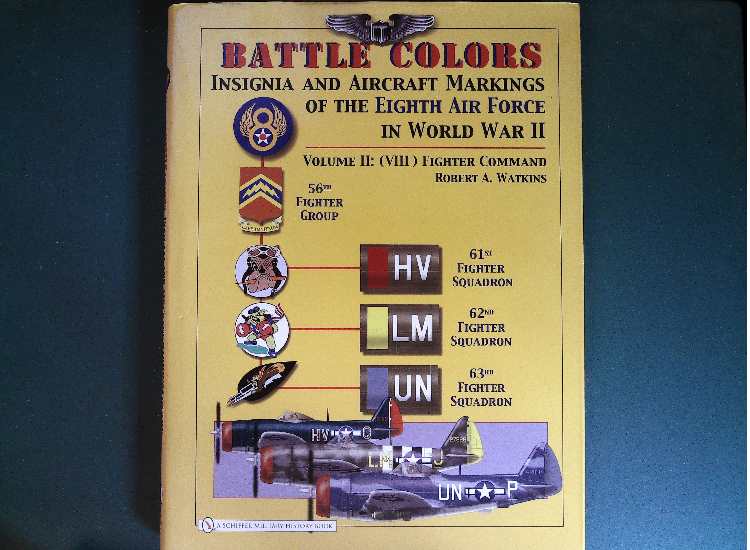 - Schiffer - Battle Colours Vol 2: Insignia and Aircraft Markings of the 8th Air Force in World War II: (VIII) Fighter Command