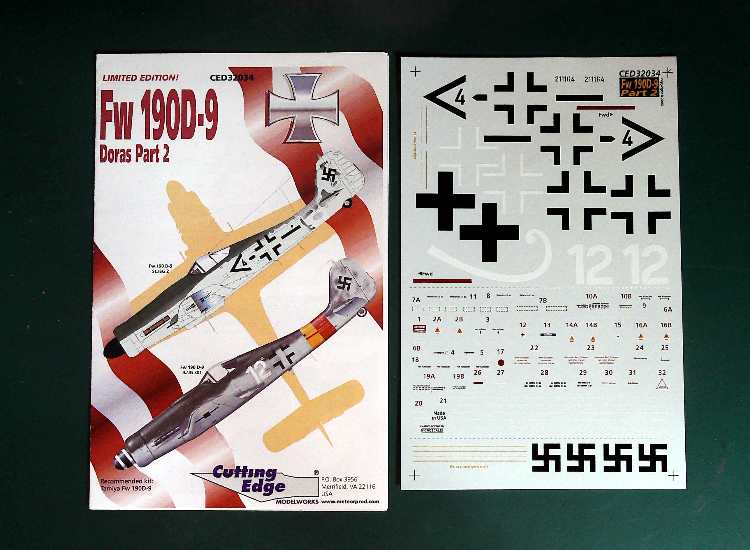 1/32 Cutting Edge - Fw190D-9 Doras Part 2