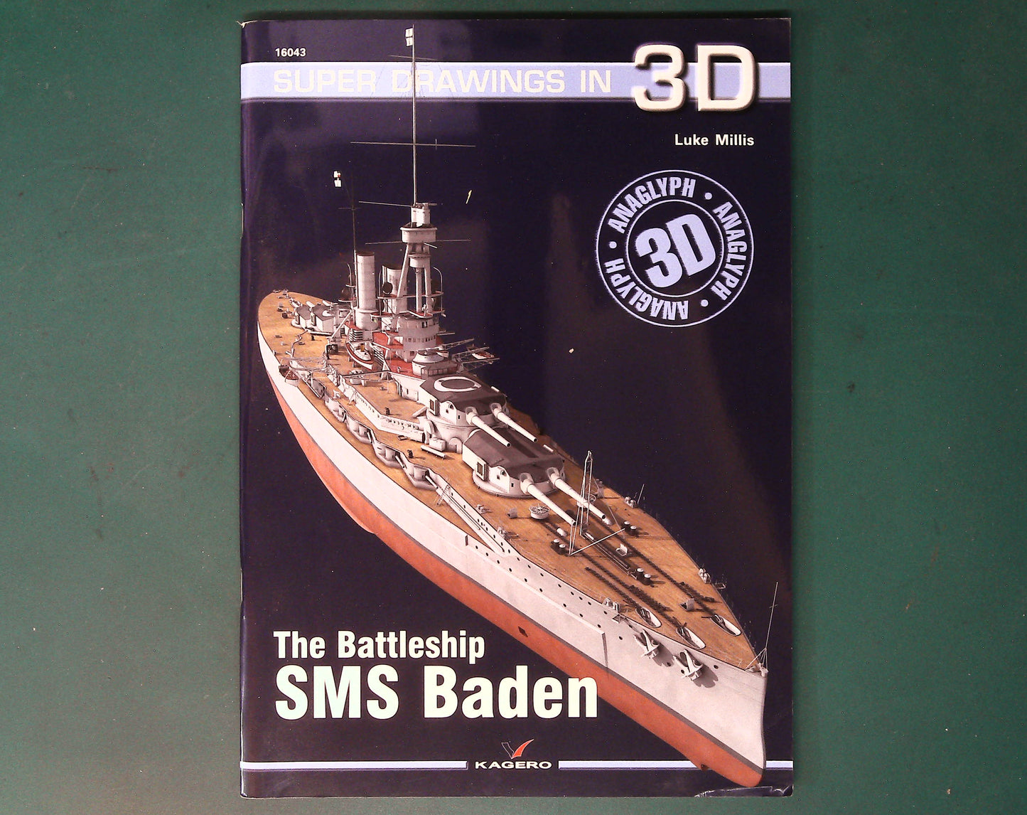 Kagero - 16043: Super Drawings in 3D: The Battleship SMS Baden