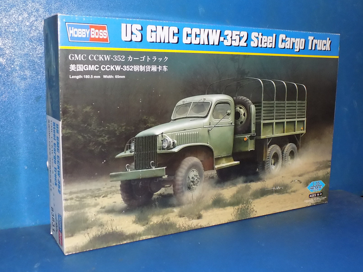 1/48 Hobbyboss - US GMC CCKW-352 Steel Cargo Truck