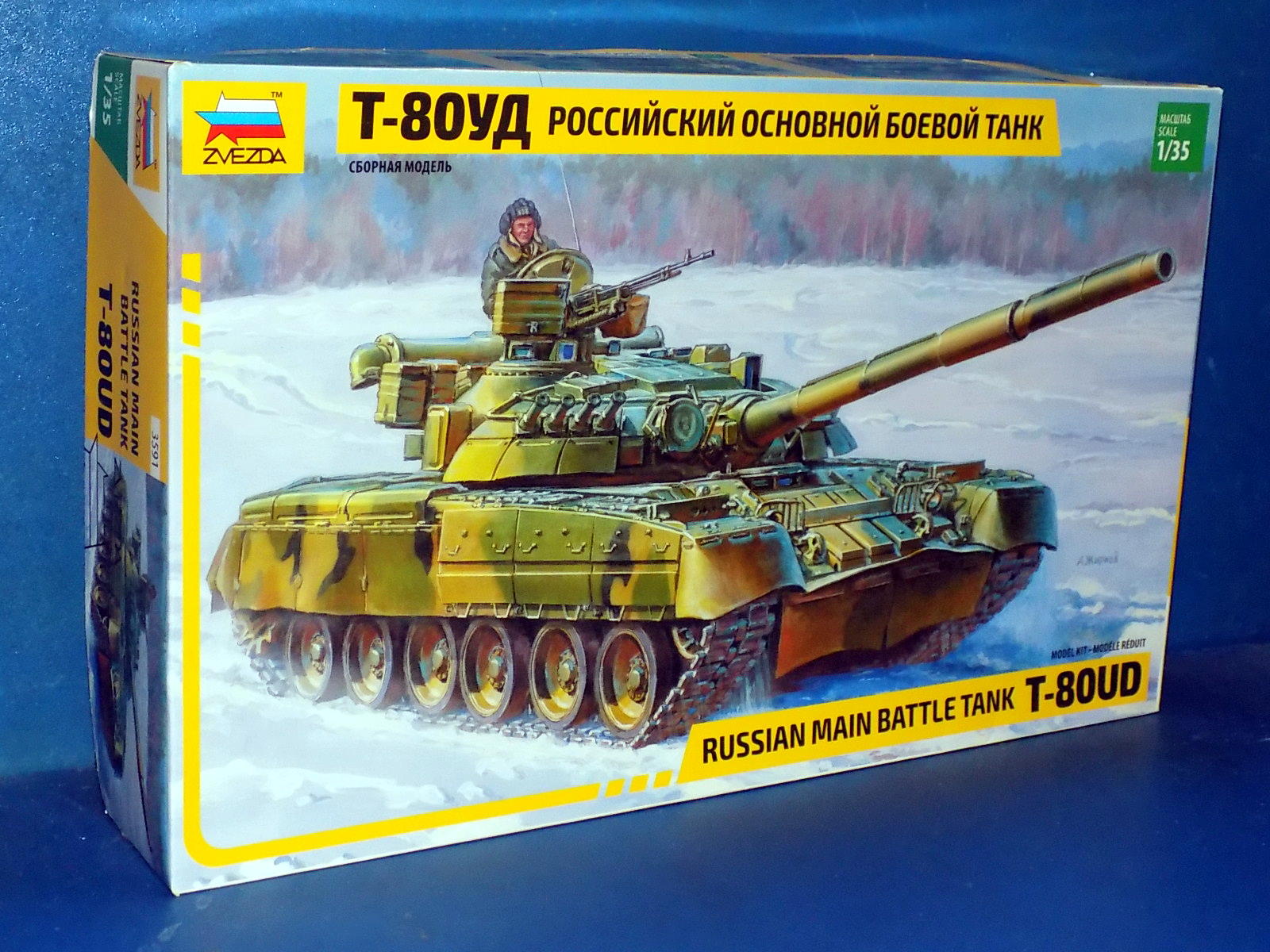 Zvezda MFS54586 3591 1/35 Russian MBT T-80UD – Models For Sale Ltd
