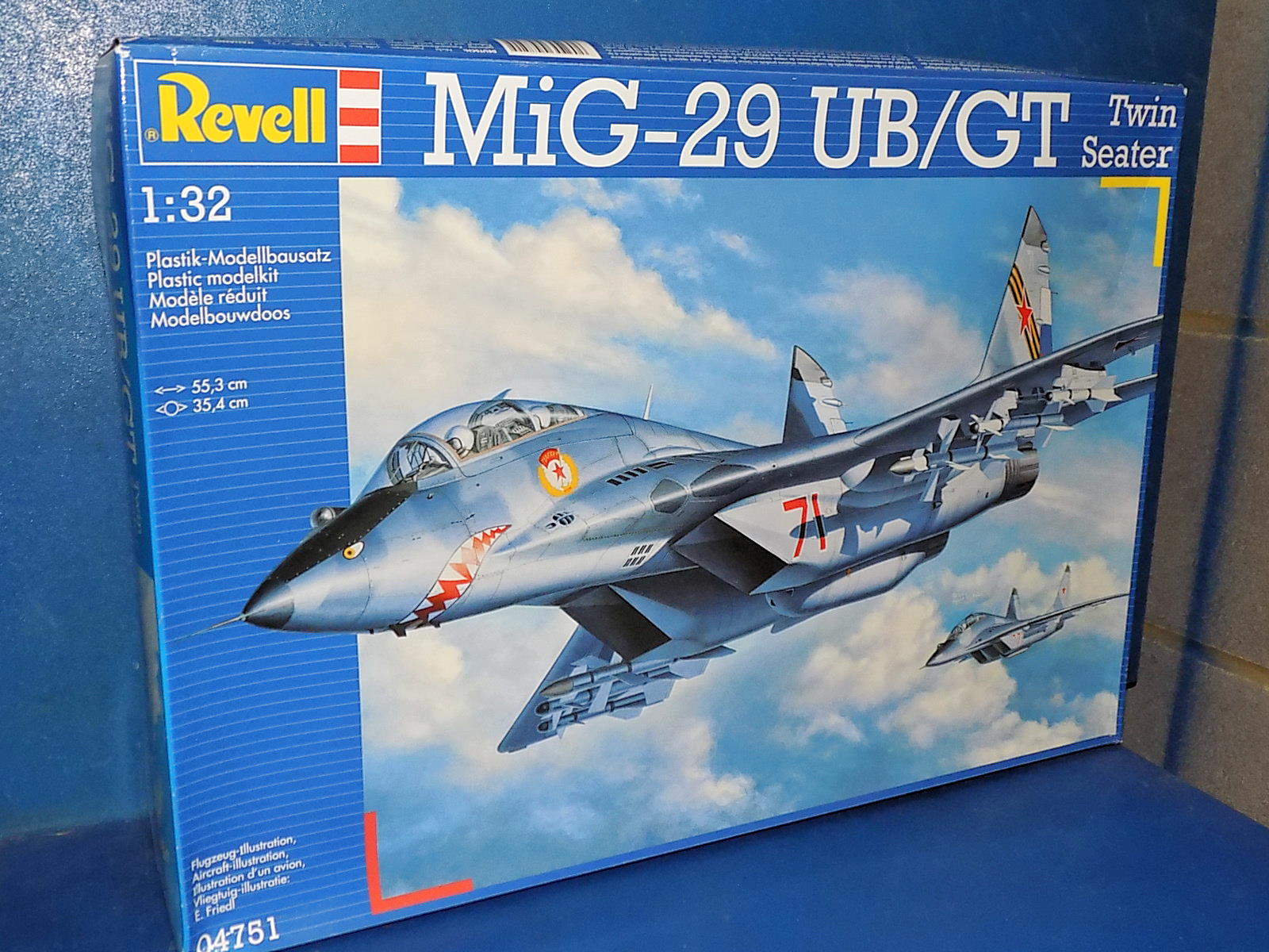 Revell MFS54921 04751 1/32 Mig-29 UB/GT Twin Seater – Models For