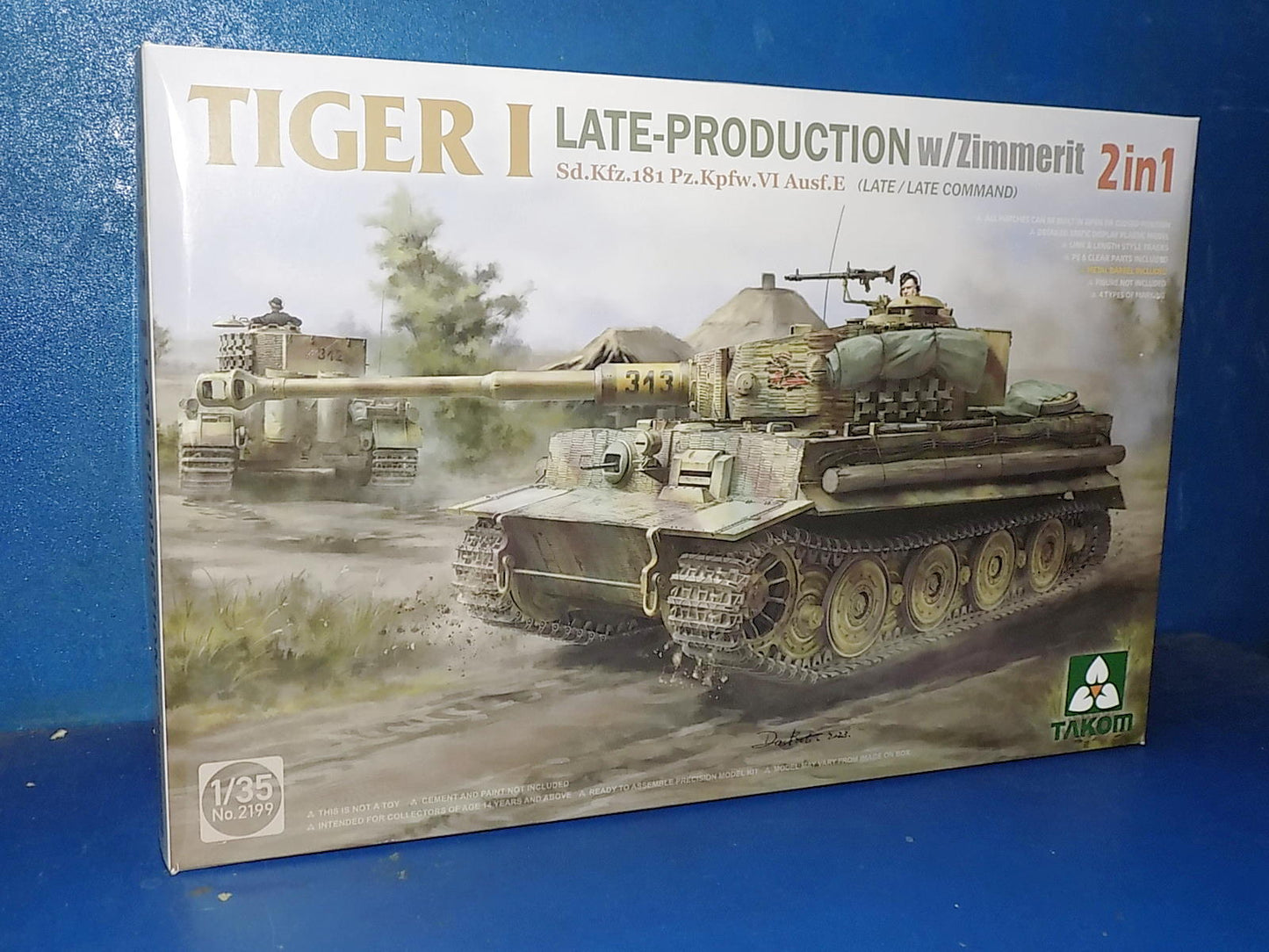 1/35 Takom - Tiger I Late w/Zimmerit