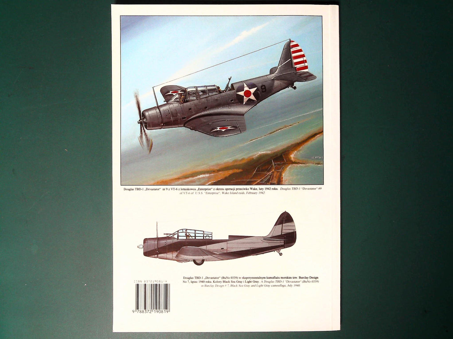 Wydawnictwo Militaria - 119: Douglas TBD Devastator / SBD Dauntless (Polish Text)