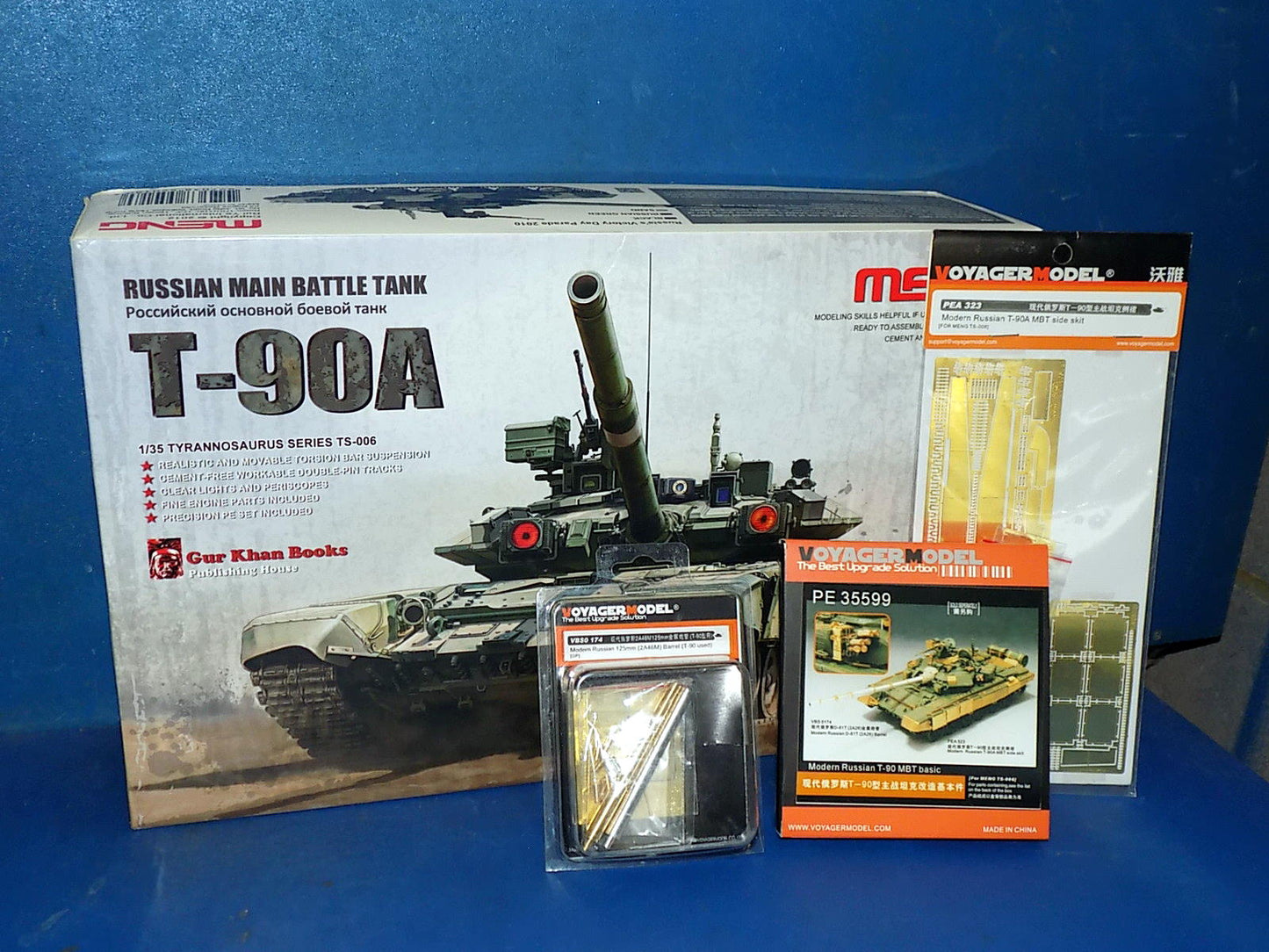 1/35 Meng Model - T-90A w/Extras