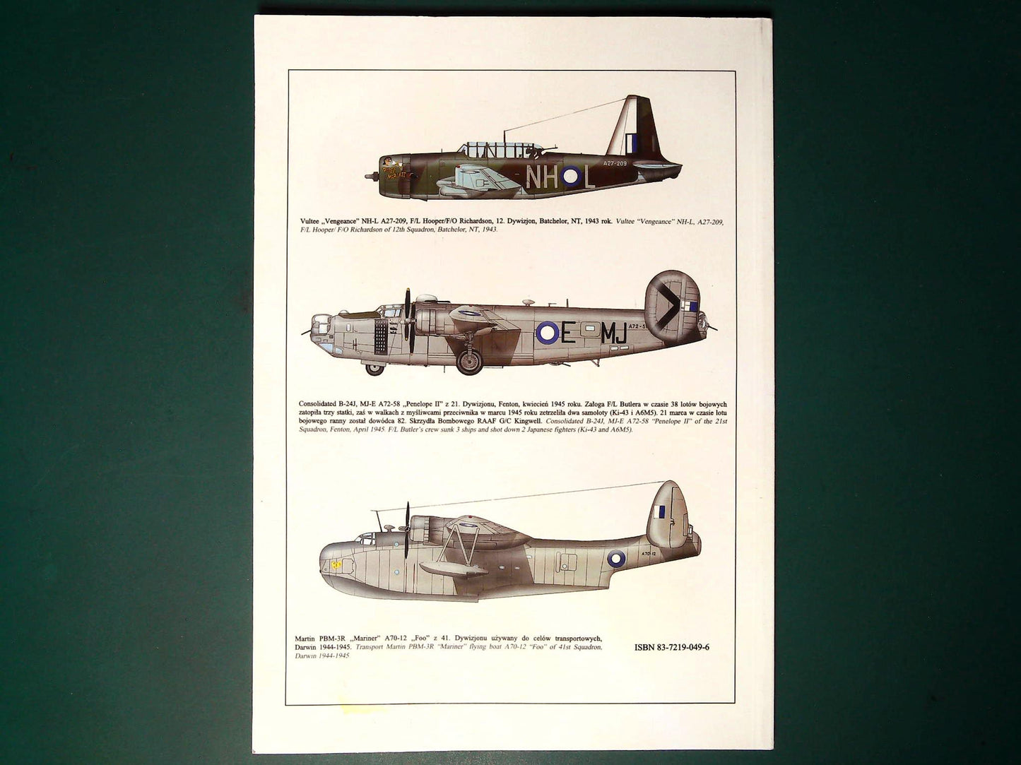 Wydawnictwo Militaria - 92: Australia 1942-1945 (Polish Text)