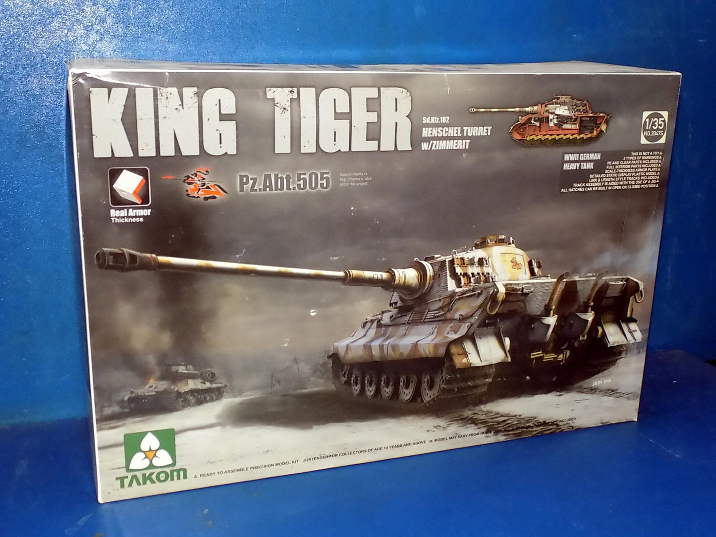 1/35 Takom - King Tiger w/Henschel Turret